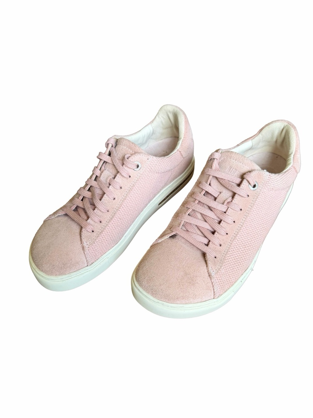 Birkenstock Bend Low Canvas Suede Sneakers Soft Pink EU 39 US 8-8.5